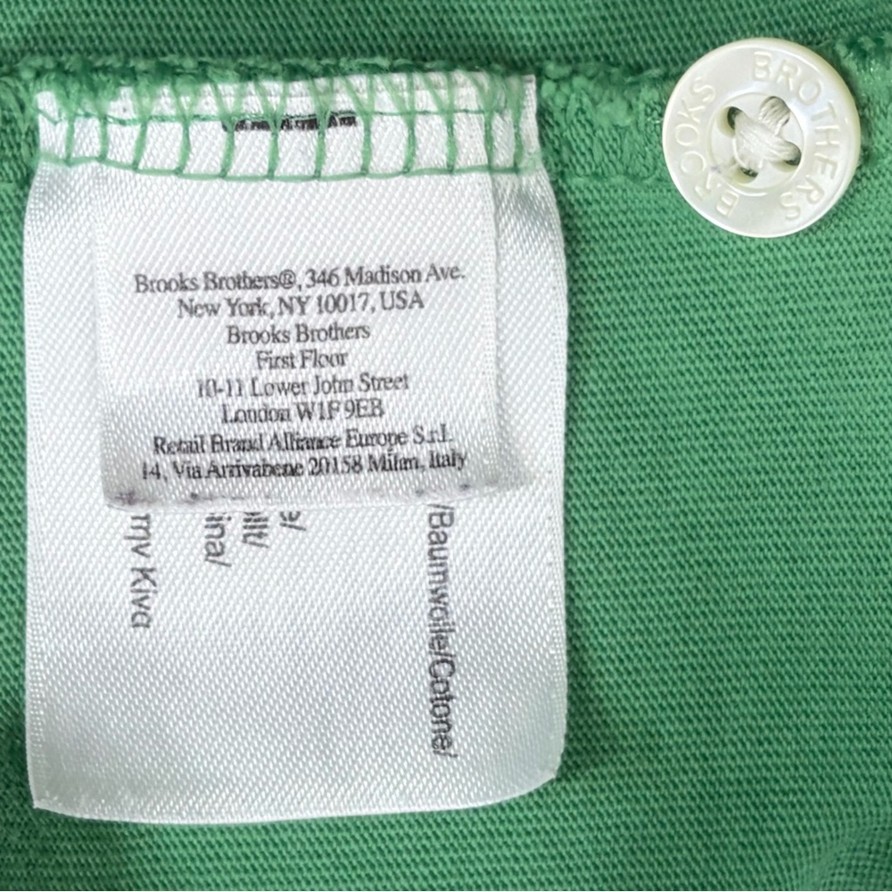 Brooks Brothers Green Short-Sleeve Polo - Picture 7 of 9